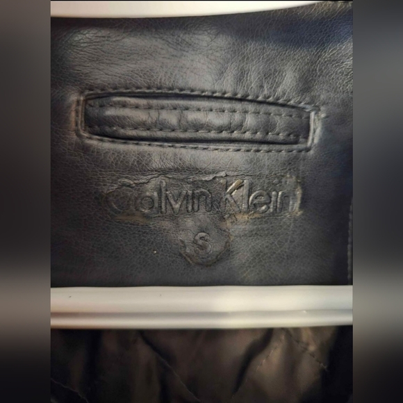 Calvin Klein Men's Faux Leather Jacket - Picture 4 of 4